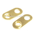 custom precision two hole brass oval washer for Thermostat accessories